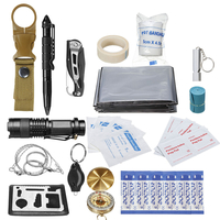 30 en 1 Trousse de secours durgence en camping SOS Emergency Toolkit