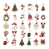 30 pièces pendentifs dégoulinant de noël petit pendentif en alliage accessoires de cheveux Bracelets accessoires de bijo