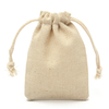 30 pièces pochette en lin naturel toile de jute sac de jute pochette à bijoux cordon cadeau sacs 8 x 10 cm