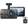 3.0 Pouce Dash Cam HD Double Objectif 170 Degrés De Voiture DVR Caméra Vidéo Enregistreur Vue Arrière Miroir Moniteur