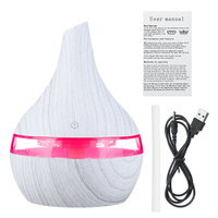 300 ml humidificateur dair ultrasonique arôme diffuseur dhuile essentielle brumisateur avec 7 couleurs LED lum