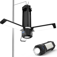 3000mAh Portable Camping Light Rechargeable LED Camping Lantern with 5 Light Modes Waterproof Camping Gear SOS Flashligh