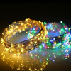 300/400 LED étanche Colorful lumière fée corde corde lumières solaires extérieures