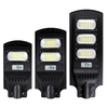 300/600 / 900W 150/300/450 LED Réverbère solaire PIR Capteur de mouvement Applique extérieure + télécommande