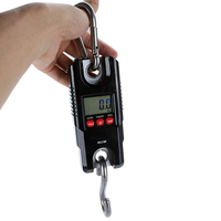 300kg 0.1kg Numérique Portable Mini Balance Électronique Rétro-Éclairage LCD Crochet Haute Précision Accrochant Balance