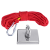 300KG D75 Super Fishing Recovery Block 304 Aimant Eyebolt Ring Metal avec 10M Corde