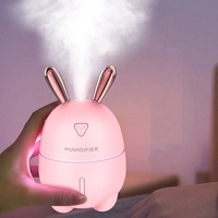 300ML Mini humidificateur dair mignon lapin USB arôme diffuseur dhuile essentielle Colorful veilleuse voiture