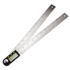 300mm 2 in1 Numérique Angle Finder Mètre Rapporteur Goniomètre Règle 360 ​​° Angle Règle Mesureur