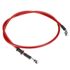 300mm-2200mm moto tressé frein embrayage tuyau dhuile ligne câble tuyau universel rouge