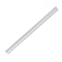 300mm Aluminium Triangle Échelle Angle Architecte Architecte Règle Technique Outil De Mesure Jauge