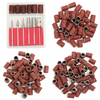 300pcs 80/120/180 grain drill ponçage bandes avec les bits 6 de remplacement fixés