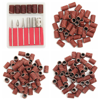 300pcs 80/120/180 grain drill ponçage bandes avec les bits 6 de remplacement fixés
