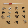 300pcs vis ensemble avec tournevis pour téléphone de caméra de sécurité etc.