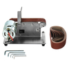 300W 1000-9000RPM Horizontal Électrique Mini Ponceuse À Bandes Réglable Vitesse Polissage Meuleuse Antidérapante Ceintur
