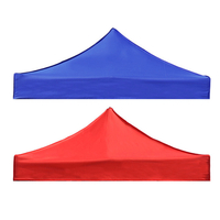 300x300cm Extérieur Tente Pliante Top Canopy Remplacement Couverture Étanche UV Pare-Soleil