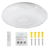 30/33/40 cm Smart Bluetooth Musique Plafonniers APP Contrôle Moderne simple chambre denfant chambre détude LED