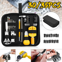 30/35/199 pièces kit doutils de réparation de montre Bande couvercle de sangle décapant ouvreur tournevis
