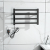 304 porte-serviettes électrique en acier inoxydable mural IPX4 porte-serviettes électrique étanche porte-serviettes à af