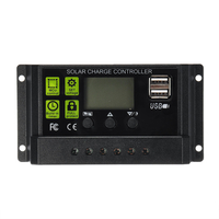 30A 12V/24V LCD Affichage PWM Régulateur de panneau solaire Contrôleur de charge solaire Contrôleur de panneau solaire