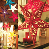 30cm abat-jour de noël étoile laser accroché ornements pentagramme