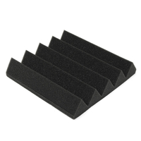 30cmx30cmx5cm Noir Acoustic Wedge Foam Tile Panneau dabsorption acoustique