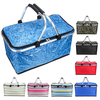 30L Panier de pique-nique amélioré Panier de rangement isotherme Sac de pique-nique pliant Panier de pique-nique Sac de