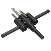 30mm-120mm ajustable cercle cutter en métal en métal en bois cercle trou scie foret coupe