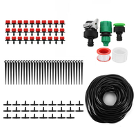 30pcs 25M Tuyau Tuyau Micro Système Dirrigation goutte à goutte Kit Darrosage Automatique De Plantes De Jardin