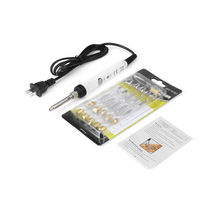 30pcs 60w bois stylo à brûler ensemble fer à souder électrique kit fer brûleur outil de bricolage outils de soudure kit