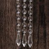 30pcs acrylique perles de cristal chaîne lustre pendentif guirlande suspendue mariage fête à la maison