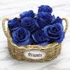 30PCS Artificielle Rose Fleur Cristal Or Poudre Saint Valentin Party Gift Décorations