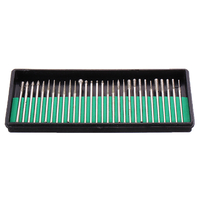 30pcs fraises diamantées grains outil rotatif foret manucure pédicure accessoires de broyage kit nail art polonais