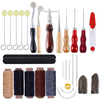 30pcs kit doutils de poinçon dartisanat en cuir couture couture sculpture travail couture selle groover