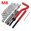 30Pcs Damaged M8 Trousse de réparation de filetage Kit de réparation Kit d