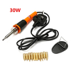 30w 220v bois stylo brûlant soudure mis pyrogravure kit outil professionnel