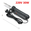 30w 220v électrique aspirateur à souder sucker fer arme désoldering pompe réparation outil
