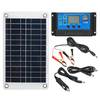 30W Kit Panneau Solaire 12V 10A Batterie Chargeur Contrôleur Caravane Bateau Extérieur