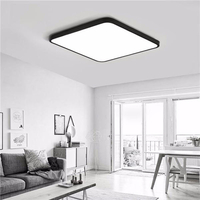 30W moderne gradation LED plafonnier lampe de montage en surface avec télécommande pour chambre à coucher Bar