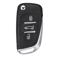 3/2 boutons à distance clé Fob PCF7961 puce 433 MHz CE0536 pour PEUGEOT 207 407 406 307 308 CITROEN
