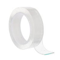 3.3-16.5ft Nano ruban adhésif double face sans trace adhésif lavable gel amovible
