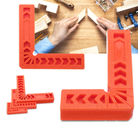 3/4 // 6/8 pouce carré angle droit 90 degrés en forme de L accessoire auxiliaire en bois règle de positionnement règle d