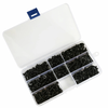 340Pcs Pan Head Tapping Screw Cross Head M3/M3.5/M4/M4.8 Self Tapping Screw Set Assortment Kit Black Furniture Carbon St