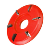 3/4/5/6/8 dents 90mm forme darc plat travail du bois sculpture disque fraise pour plateau à thé Tables basses