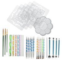 34pcs Mandala Dotting Tools SET Rock stone dot Art Peinture Stylo Peinture Pochoir