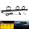 35 32 LED Avertissement durgence de camion de voiture Flash Barre lumineuse stroboscopique ambre 12V 96W
