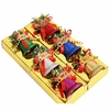 3.5 / 4.1 cm 6 pièces cloches de noël décoration de noël couleur poussiéreux clochettes en plastique accessoires da