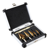 3/5 / 6pcs HSS Step Drill Bit Set Cone Hole Cutter