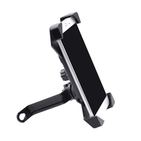 3.5-6inch miroir 360 degrés Rotation support de montage de vélo de moto pour téléphone portable GPS