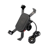 3.5-6inch USB Charing Cell Phone GPS Titulaire De La Moto Vélo Guidon Mont Noir