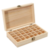 35 grilles bouteilles en bois boîte conteneur organisateur stockage pour huile essentielle aromathérapie